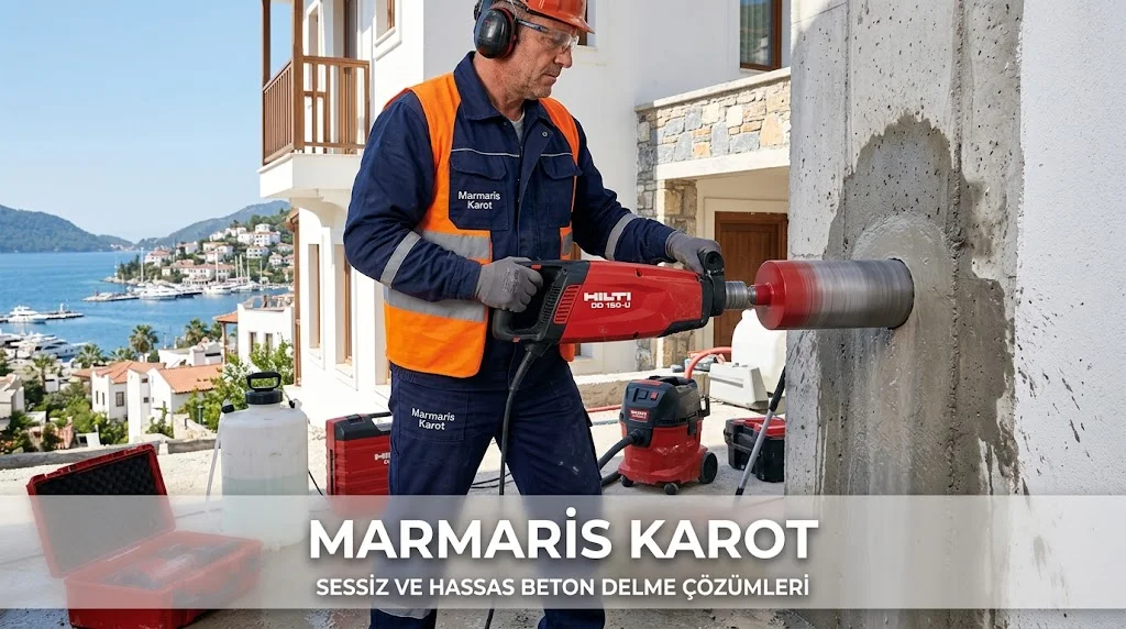 Marmaris karot ve beton kesme hizmetleri