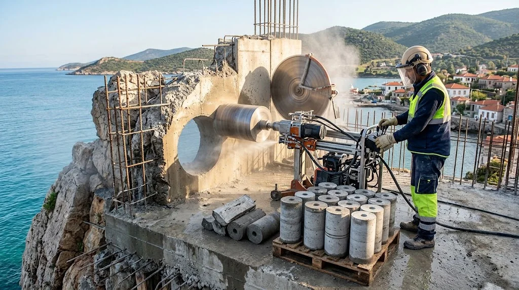 Milas karot ve beton kesme hizmetleri