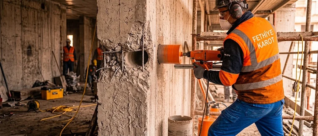 Fethiye karot ve beton kesme hizmetleri