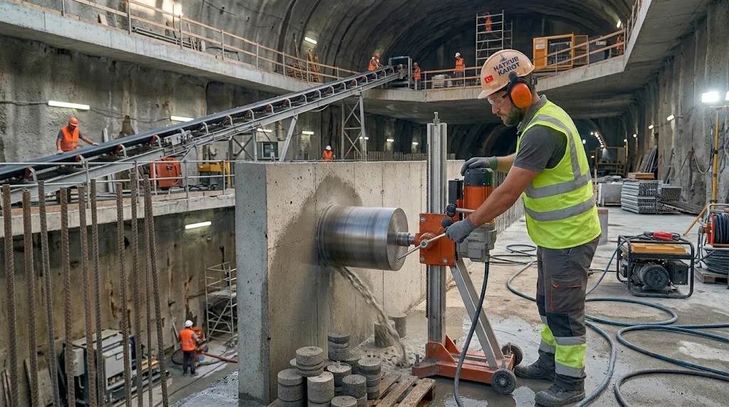 Menteşe karot ve beton kesme hizmetleri