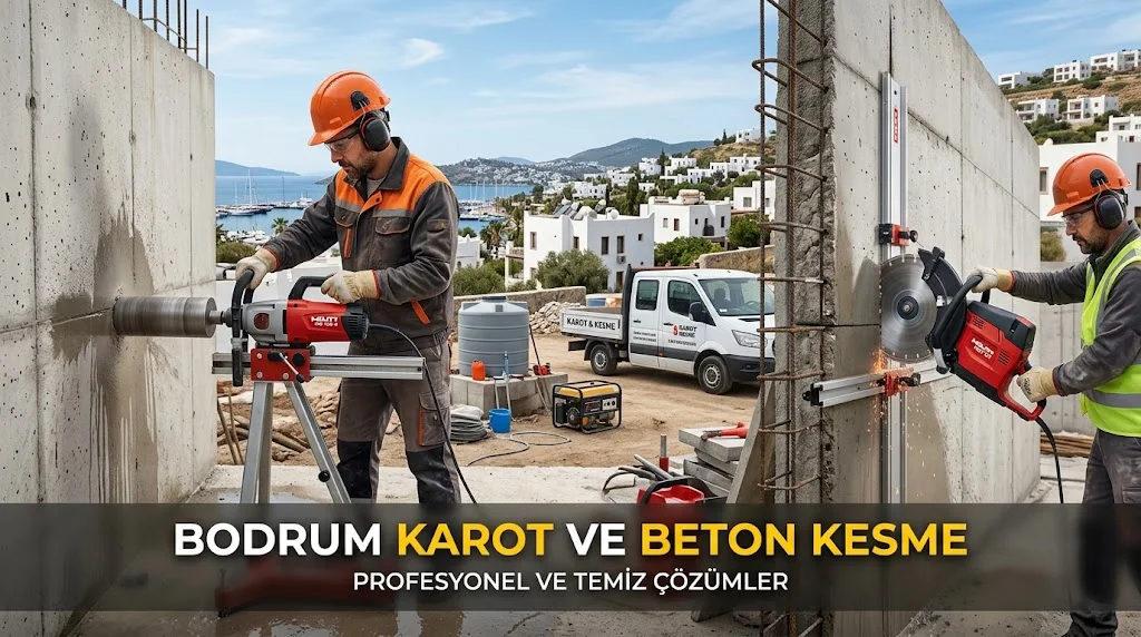 Bodrum karot ve beton kesme hizmetleri