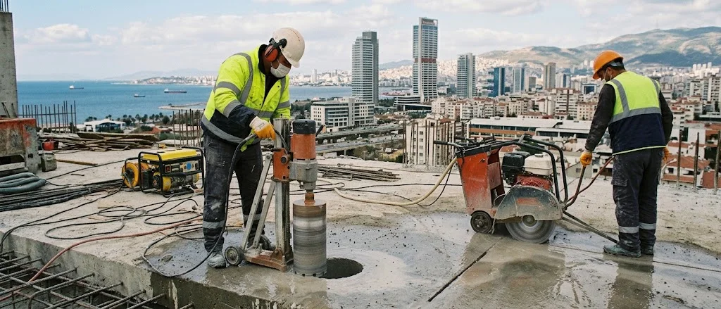 İzmir karot ve beton kesme hizmetleri