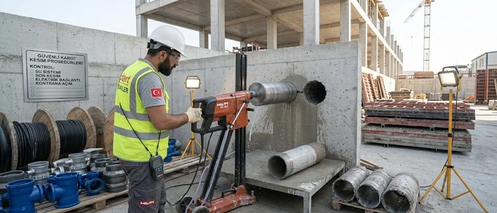 Kumluca karot ve beton kesme hizmetleri