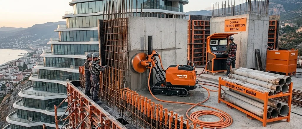 İncirliova karot ve beton kesme hizmetleri